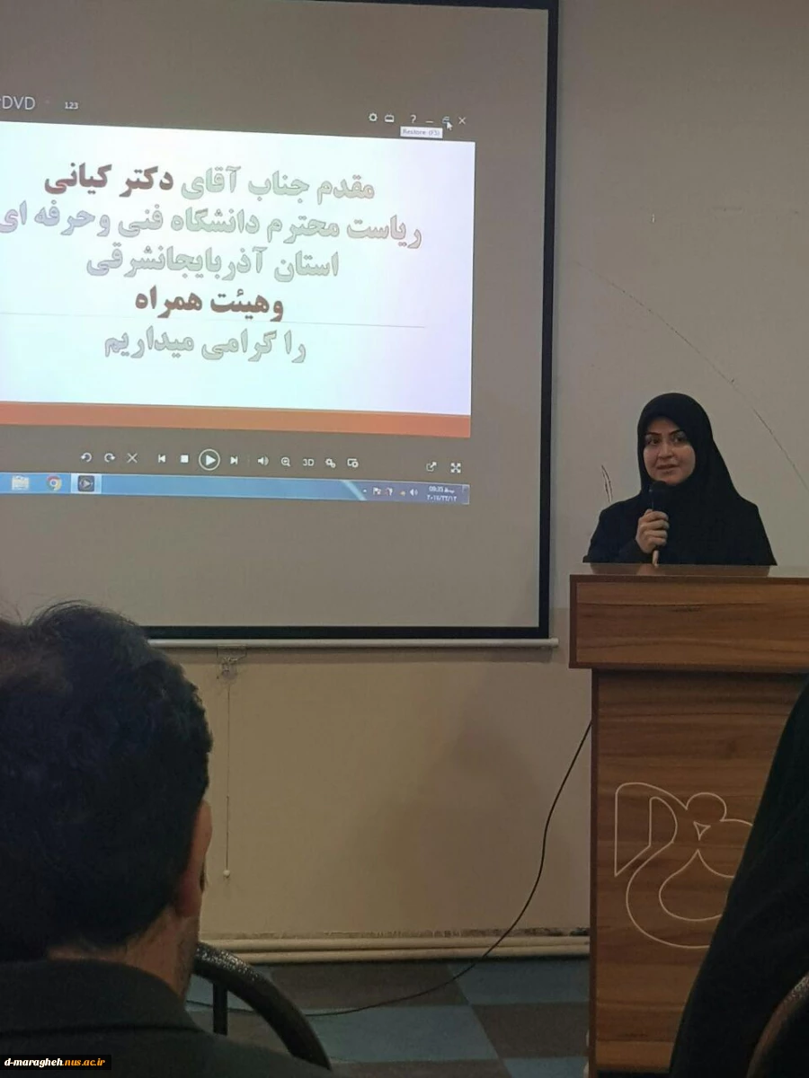 سخنرانی  سرپرست آموزشکده  2