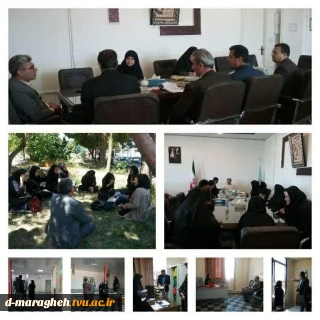 نظارت و ارزیابی دانشگاه فنی و حرفه ای از آموزشکده دختران مراغه