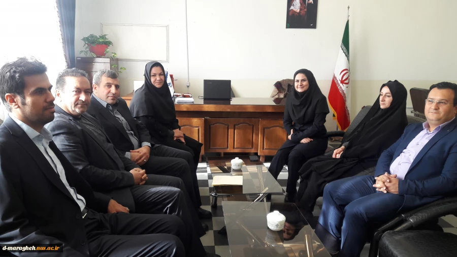 بازدید جناب آقای محمدی رئیس امور اداری دانشگاه فنی و حرفه ای استان آذربایجانشرقی و هیئت همراه از آموزشکده دختران مراغه 2