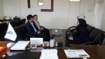 دیدار ریاست محترم آموزشکده فنی و حرفه ای دختران مراغه  سرکار خانم دکتر خبازی با جناب آقای دکتر زارع ریاست محترم اداره محیط زیست شهرستان مراغه و همچنین خیر و مدیر عامل شرکت آر.سی.کا به عنوان موسس خوابگاه دانشجویی در سطح کشور ، در خصوص احداث خوابگاه در داخل