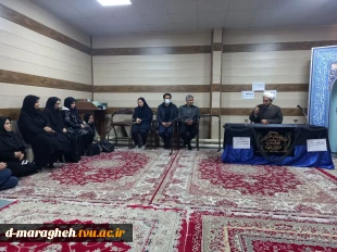 مراسم زیارت عاشورا به مناسبت شهادت حضرت فاطمه زهرا(س) در نمازخانه آموزشکده فنی دختران مراغه  2