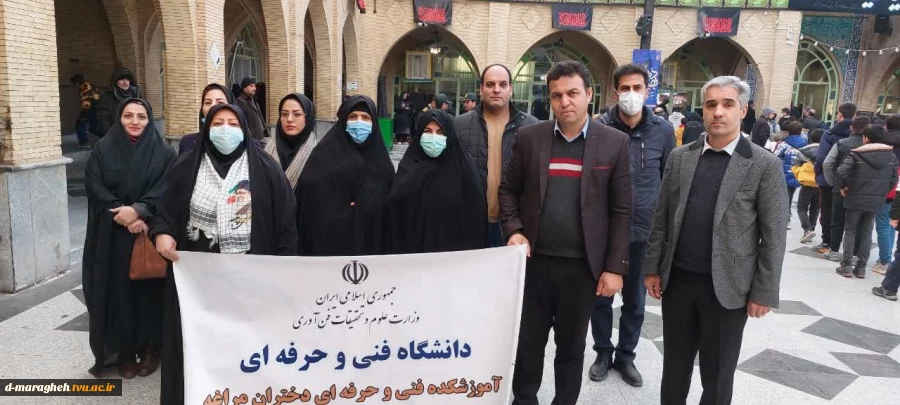 حضور در مراسم پرشور دهه بصیرت و سومین سالگرد شهادت سردار سلیمانی 11دی ماه مسجد جامع مراغه با سخنرانی سردار نوعی اقدم 2