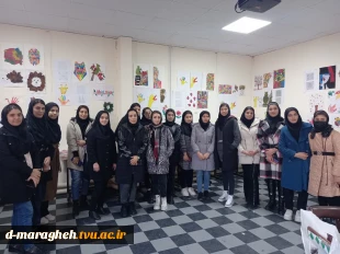 برپایی نمایشگاه هنری توسط دانشجویان رشته تربیت کودک  2