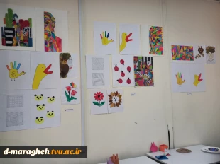 برپایی نمایشگاه هنری توسط دانشجویان رشته تربیت کودک  3