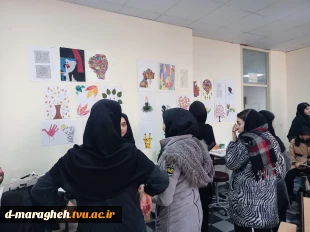 برپایی نمایشگاه هنری توسط دانشجویان رشته تربیت کودک  6