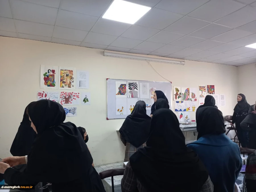 برپایی نمایشگاه هنری توسط دانشجویان رشته تربیت کودک  7