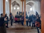 بازدید علمی دانشجویان رشته معماری در معیت اساتید از بناهای تاریخی شهرستان مراغه  3