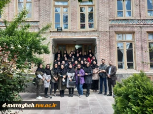 بازدید علمی دانشجویان رشته معماری در معیت اساتید از بناهای تاریخی شهرستان مراغه  4