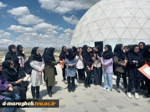 بازدید علمی دانشجویان رشته معماری در معیت اساتید از بناهای تاریخی شهرستان مراغه  6