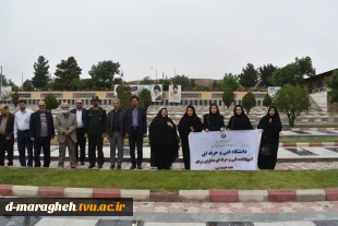 غبار روبی مزار شهدا و بازدید از گنجینه شهدای جنگ تحمیلی 2
