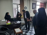 بازدید نماینده محترم اداره نظارت و ارزیابی دانشگاه فنی و حرفه ای کشور از روند برگزاری امتحانات نیمسال دوم سالتحصیلی 1402-1401 آموزشکده فنی و حرفه ای دختران مراغه. 
1402/03/23 2