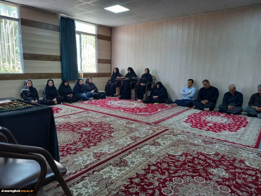 مراسمی به مناسبت اربعین حسینی و ماه صفر با محوریت "جاماندگان از پیاده روی اربعین حسینی" در آموزشکده دختران مراغه   2
