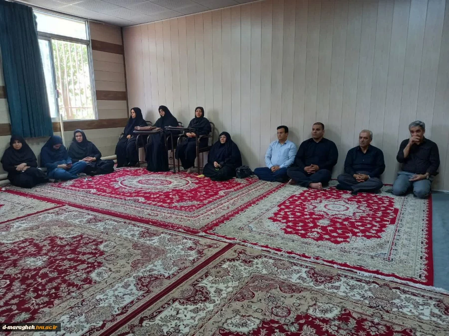 مراسمی به مناسبت اربعین حسینی و ماه صفر با محوریت "جاماندگان از پیاده روی اربعین حسینی" در آموزشکده دختران مراغه   2