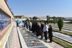 غبارروبی و گلباران مزار شهدا به مناسبت هفته دفاع مقدس 2