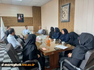 برگزاری جلسه هماهنگی بین واحد آموزش و اساتید محترم سرگروه های آموزشی در آموزشکده فنی دختران مراغه

 2