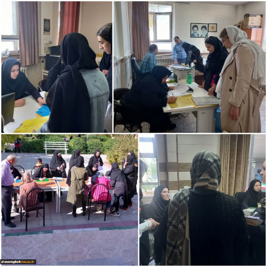 ثبت نام دانشجویان جدیدالورود رشته های کاردانی و کارشناسی  در آموزشکده فنی دختران مراغه 2