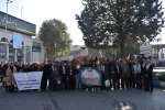 حضور پرشور همکاران و دانشجویان آموزشکده  فنی و حرفه ای دختران مراغه در راهپیمایی 13 آبان 3