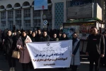 حضور پرشور همکاران و دانشجویان آموزشکده  فنی و حرفه ای دختران مراغه در راهپیمایی 13 آبان 4