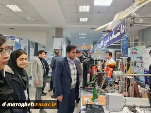 حضور آموزشکده فنی و حرفه ای دختران مراغه در شانزدهمین نمایشگاه هفته پژوهش و فناوری دانشگاه مراغه  4