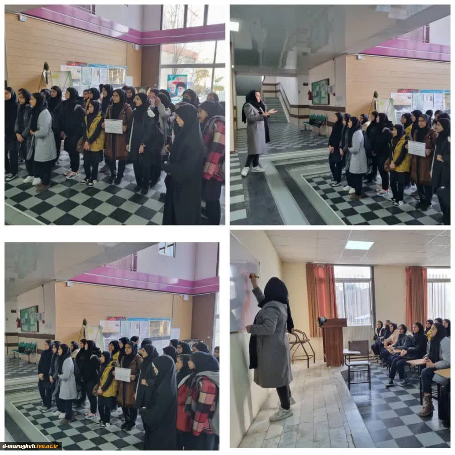 بازدید دانش آموزان مدرسه دخترانه هاجر 2