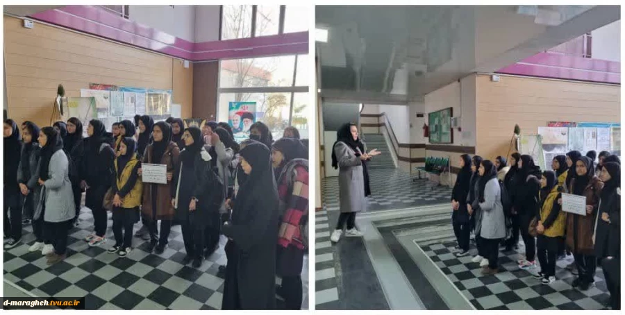 بازدید دانش آموزان مدرسه دخترانه هاجر 2