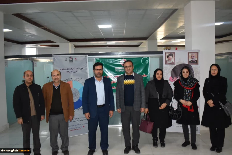 نشست سرپرست آموزشکده فنی و حرفه ای دختران  مراغه با رئیس مرکز رشد شهرستان مراغه 2