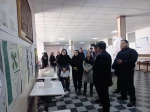 بازدید جناب اقای دکتر ابراهیم احمدی ریاست محترم دانشگاه فنی و حرفه ای استان آذربایجانشرقی از نمایشگاه دستاوردها و توانمندی های اساتید و دانشجویان رشته معماری 3