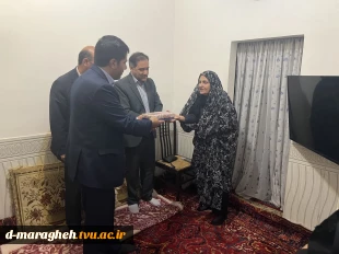 دیدار سرپرست آموزشکده های پسران و دختران مراغه از خانواده شهداء 2