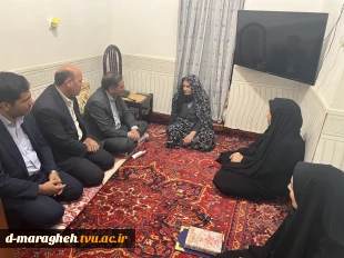 دیدار سرپرست آموزشکده های پسران و دختران مراغه از خانواده شهداء 3