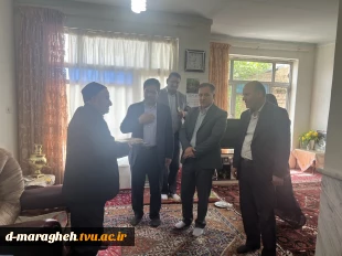 دیدار سرپرست آموزشکده های پسران و دختران مراغه از خانواده شهداء 4