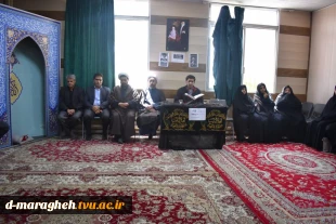 مراسم گرامیداشت شهدای خدمت در آموزشکده فنی و حرفه ای دختران الزهراء مراغه، امروز یکم خرداد ماه با حضور سرپرست، اساتید و کارکنان هر دو آموزشکده دختران و پسران در محل نمازخانه این آموزشکده برگزار شد.  2