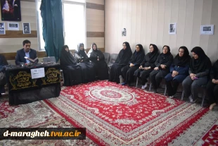 مراسم گرامیداشت شهدای خدمت در آموزشکده فنی و حرفه ای دختران الزهراء مراغه، امروز یکم خرداد ماه با حضور سرپرست، اساتید و کارکنان هر دو آموزشکده دختران و پسران در محل نمازخانه این آموزشکده برگزار شد.  5
