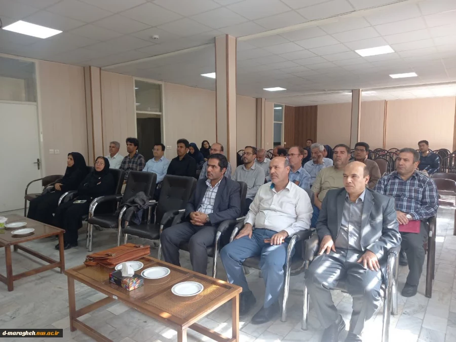 برگزاری دوره آشنایی با اصول ارگونومی و پیشگیری از دردهای اسکلتی عضلانی در محیط کار ویژه کارکنان آموزشکده های پسران و دختران ملی مهارت واحد مراغه 4