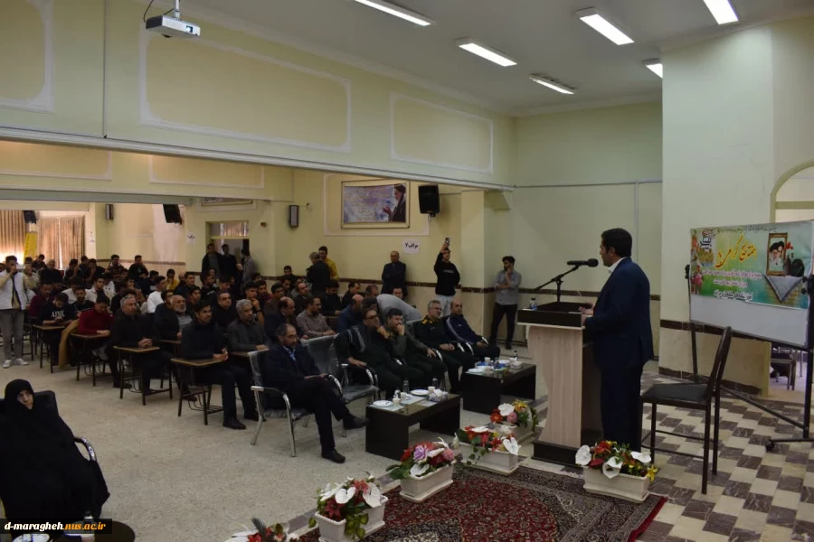 برگزاری مراسم گرامیداشت هفته بسیج در آموزشکده ملی مهارت واحد مراغه 4