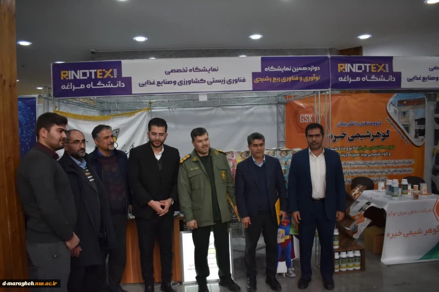 بازدید ریاست آموزشکده بهمراه جمعی از دانشجویان و اساتید آموزشکده ملی مهارت واحد مراغه از نمایشگاه رینوتکس 3
