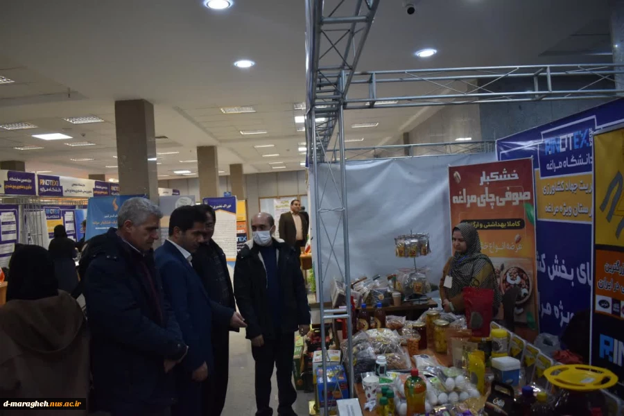 بازدید ریاست آموزشکده بهمراه جمعی از دانشجویان و اساتید آموزشکده ملی مهارت واحد مراغه از نمایشگاه رینوتکس 5