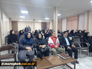 برگزاری کارگاه آموزشی "یادگیری کمک های اولیه، تبدیل اضطراب به اقدام و ضرورت آمادگی در مخاطرات" به مناسبت هفته آموزش در آموزشکده ملی مهارت دختران مراغه  2