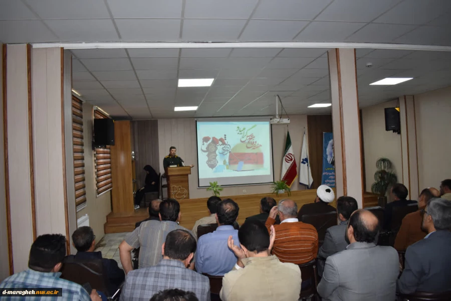 مراسم گرامیداشت هفته دفاع مقدس در آموزشکده ملی مهارت واحد مراغه 5