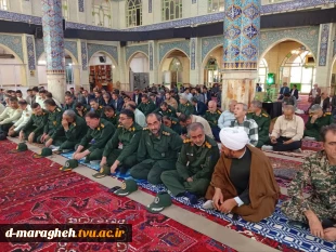 مراسم گرامیداشت شهدای جبهه مقاومت و جنگ ۱۲روزه در شهرستان مراغه 4