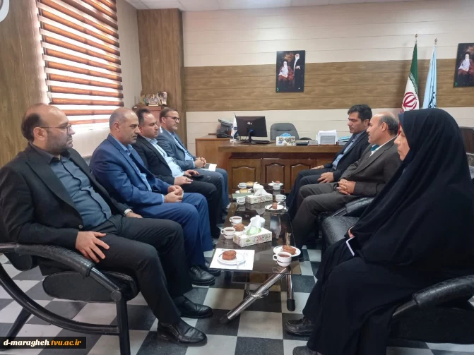 بازدید مسئولان محترم اداره کل  حراست دانشگاه ملی مهارت از آموزشکده مراغه
