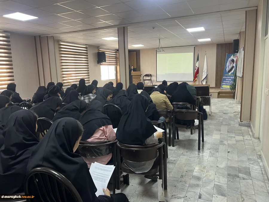 برگزاری آیین خوش‌آمدگویی به دانشجویان جدیدالورود در آموزشکده ملی مهارت واحد مراغه 2