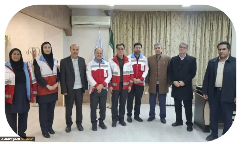حضور معاون جمعیت هلال احمر کشور در آموزشکده ملی مهارت واحد مراغه