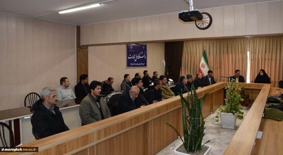 برگزاری مراسم گرامیداشت مبعث پیامبر نور و رحمت حضرت محمد مصطفی ( ص ) با حضور معاونت سیاسی،امنیتی و اجتماعی فرمانداری شهرستان مراغه در آموزشکده 3