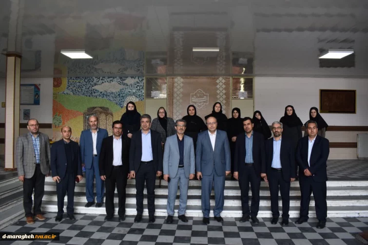 بازدید معاونت آموزشی دانشگاه ملی مهارت کشور و ریاست دانشگاه ملی مهارت استان آذربایجان شرقی و معاونت آموزشی  واحد استانی از آموزشکده ملی مهارت واحد مراغه