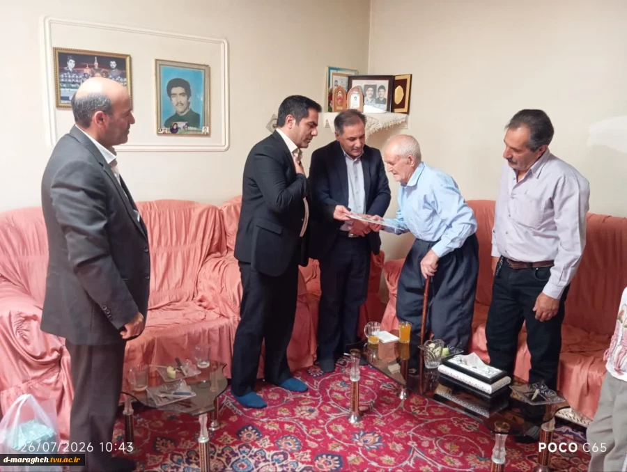 دیدار با خانواده های دو شهید بزرگواردوران دفاع مقدس 3