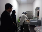 بازدید رییس آموزشکده ملی مهارت دختران مراغه  از سلف سرویس دانشجویی  

 2