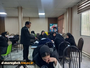 بازدید رییس آموزشکده ملی مهارت دختران مراغه  از سلف سرویس دانشجویی  

 2